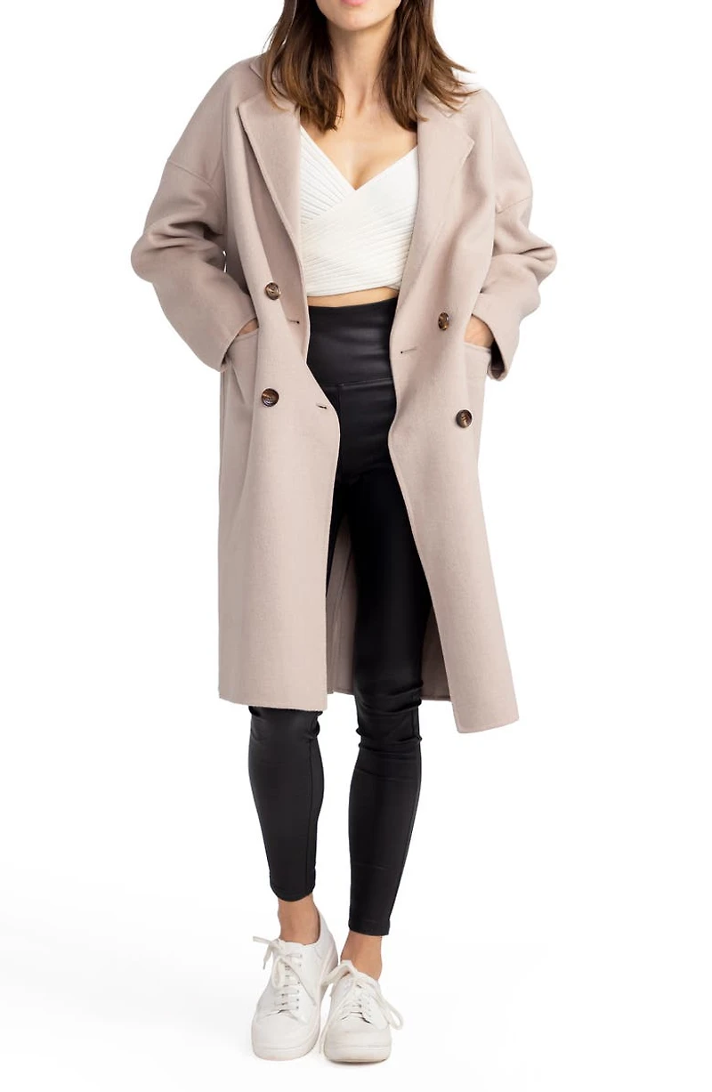 Amnesia Oversized Wool Blend Coat