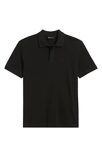 Embroidered Logo Trim Polo