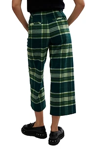 Acadia Plaid Crop Pants