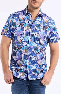 Broward Short Sleeve Cotton Dress Shirt