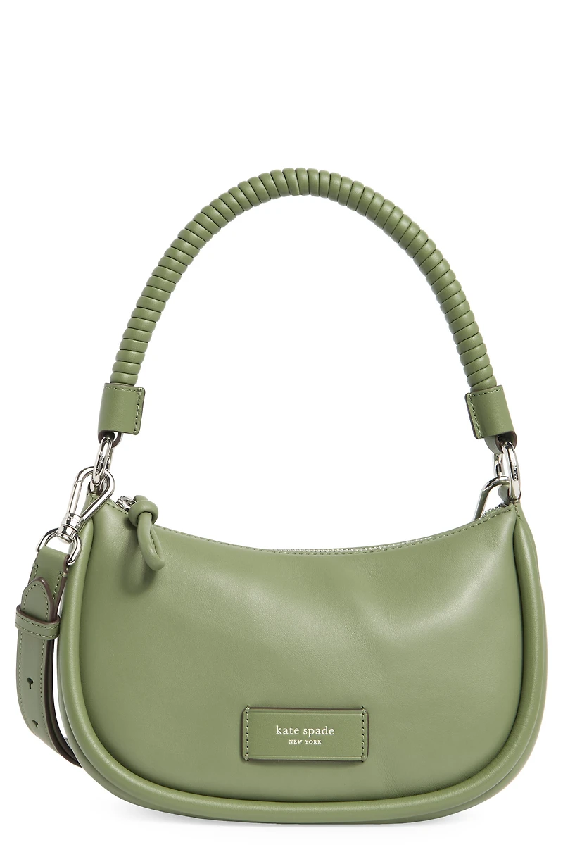 loop smooth leather shoulder bag