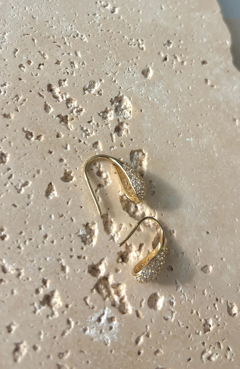 Cubic Zirconia Teardrop Earrings