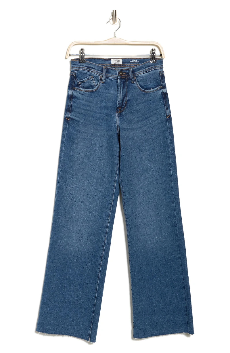 The Kaya High Rise Wide Leg Jeans
