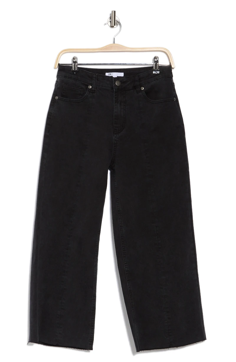 Crop Raw Hem Jeans