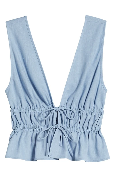 Nadine Deep V-Neck Sleeveless Top