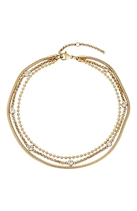 18K Gold Plated Layered Anklet