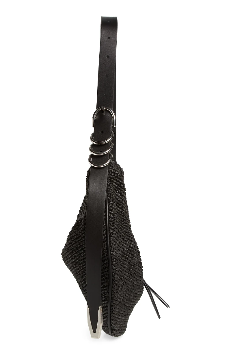 Spire Straw Hobo Bag