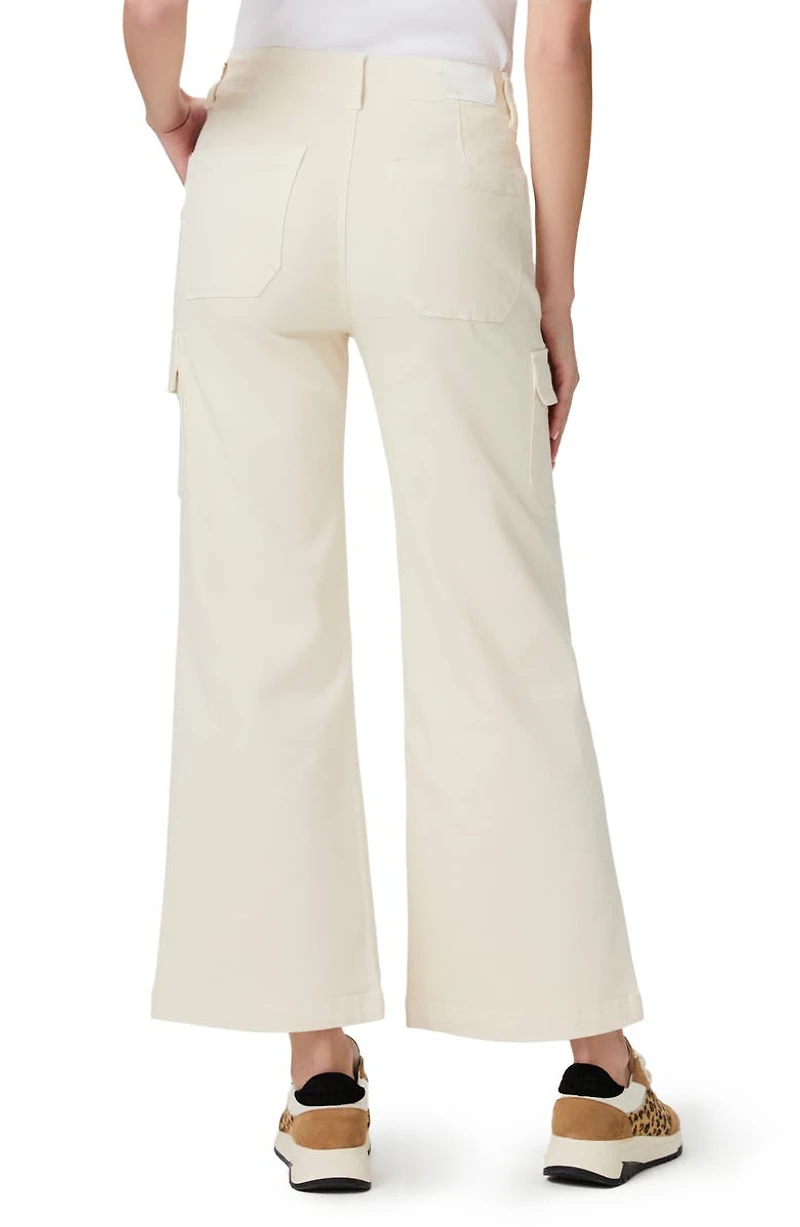 Carly High Waist Ankle Wide Leg Cargo Pants