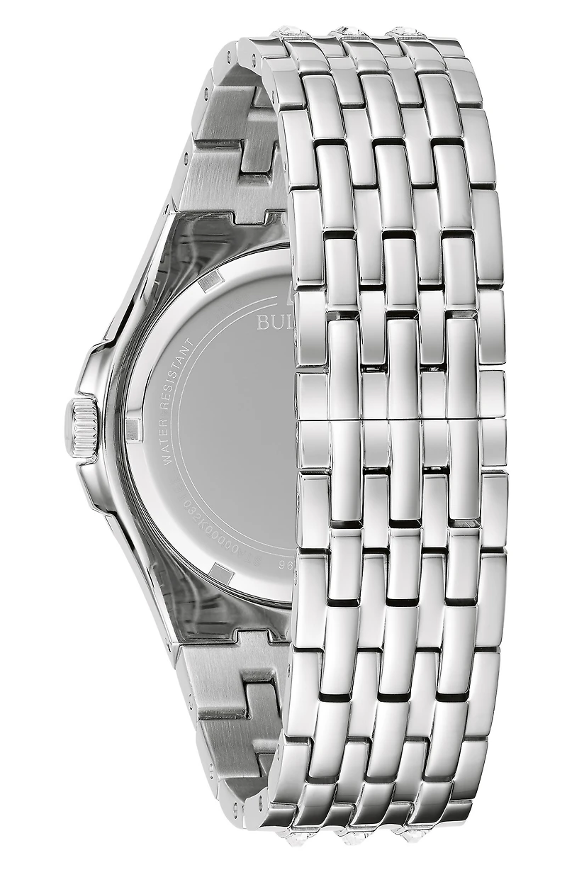 Phantom Crystal Bracelet Watch, 42mm