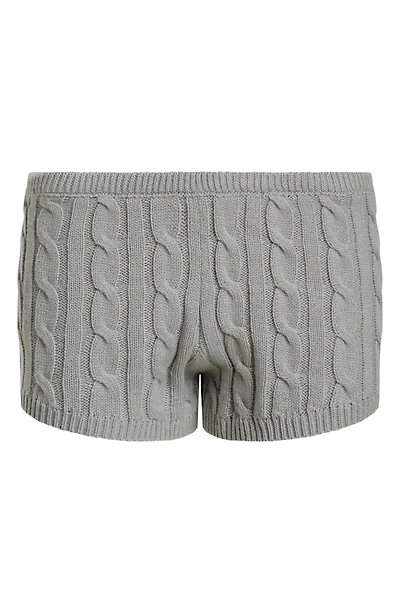 Reborn Cable Knit Shorts