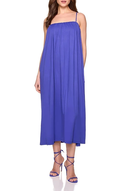 Spaghetti Strap Jersey Maxi Dress