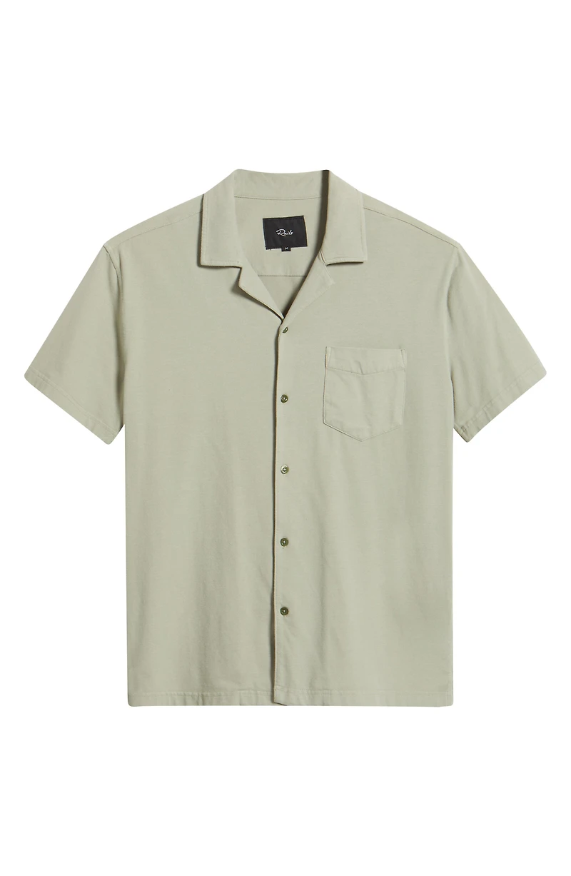 Flint Stretch Cotton Camp Shirt