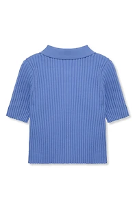Kid's Rib Button-Up Top