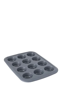 Grey Gem 12 Cup Non-Stick Cupcake Pan