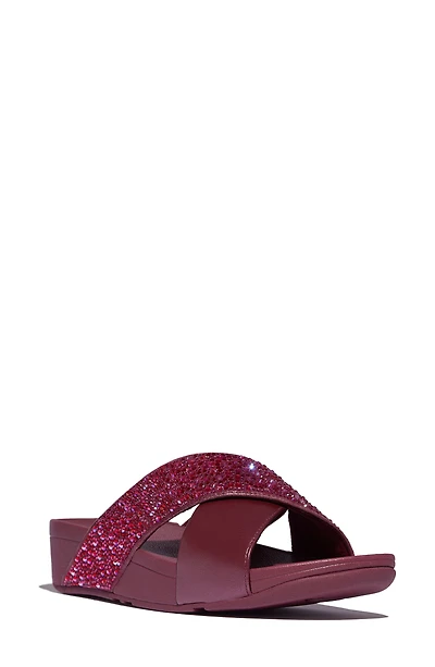Lulu Crystal Embellished Slide Sandal