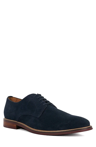 Stanley Suede Plain Toe Derby