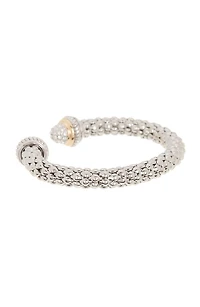 CZ Mesh Cuff Bangle