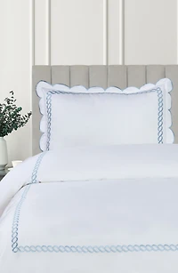 Scallop Rope Duvet & Sham Set