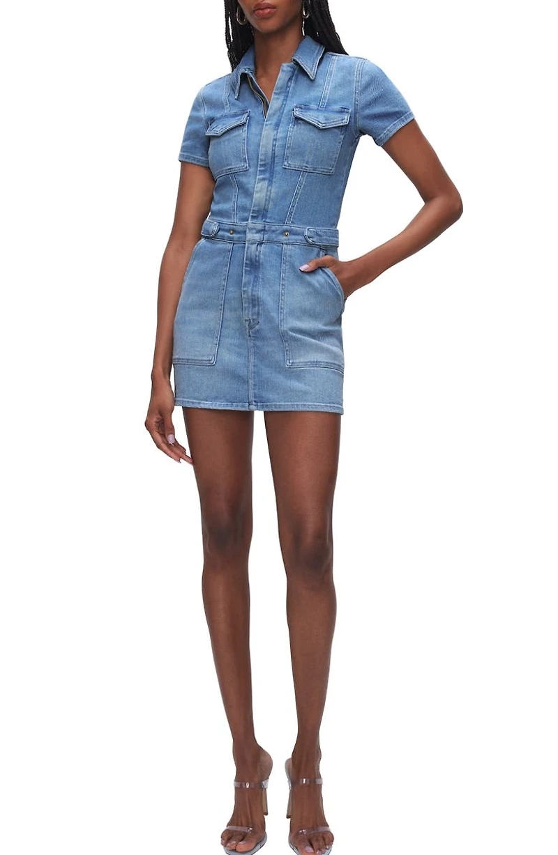 Fit for Success Denim Utility Dress