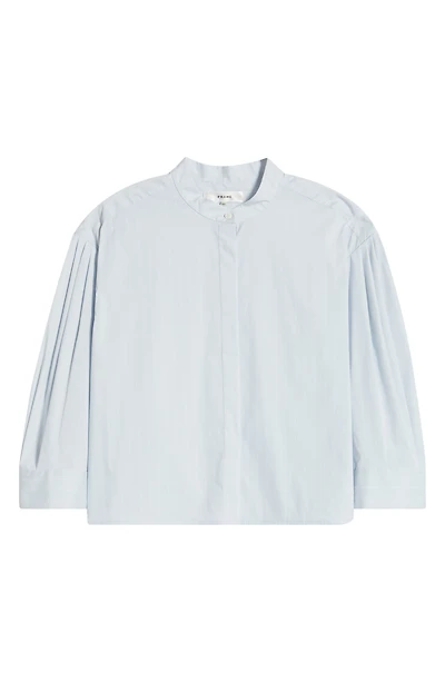 The Modern Puff Sleeve Cotton Button-Up Shirt