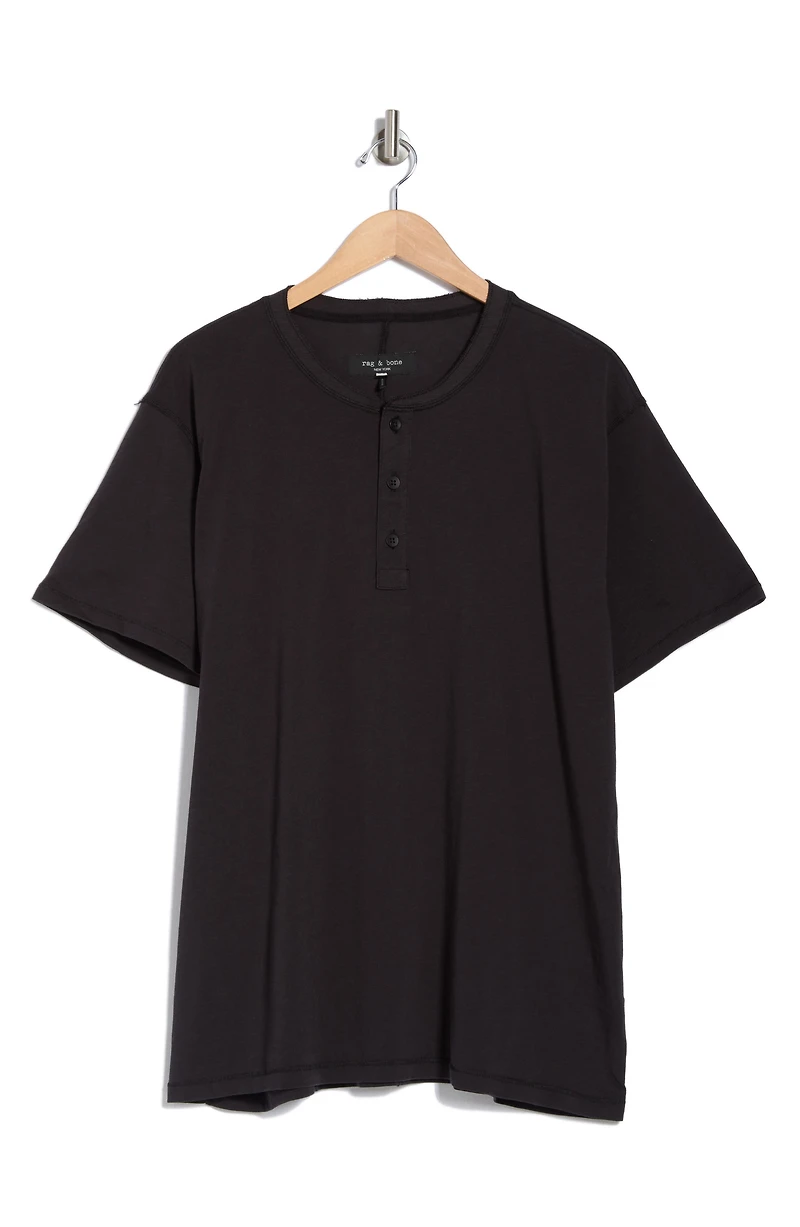 Classic Cotton Slub Jersey Henley