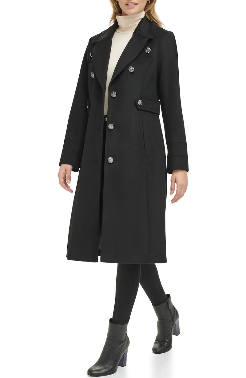 Notch Lapel Military Coat