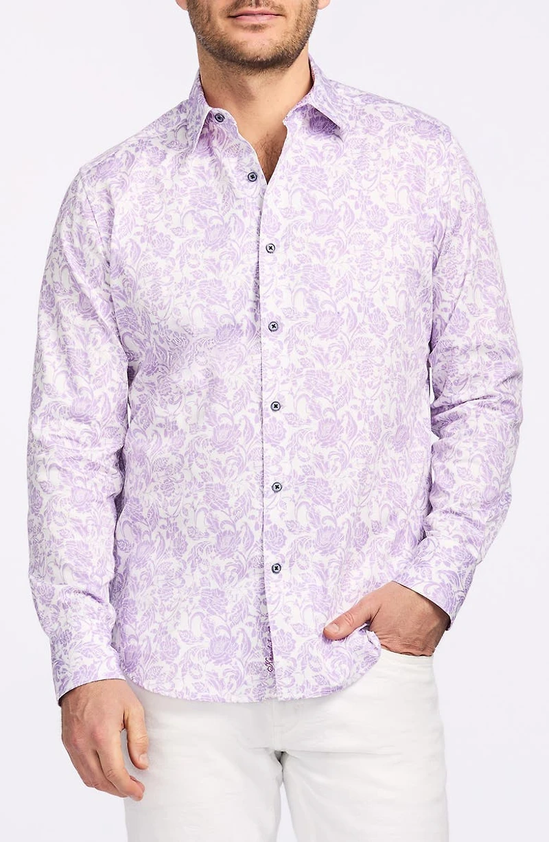 Caledon Cotton Button-Up Shirt