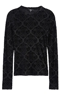Chelle Burnout Velvet Top