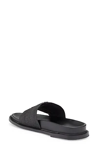 Raffia Slide Sandal