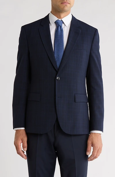 Karl Pinstripe Wool Blend Sport Coat