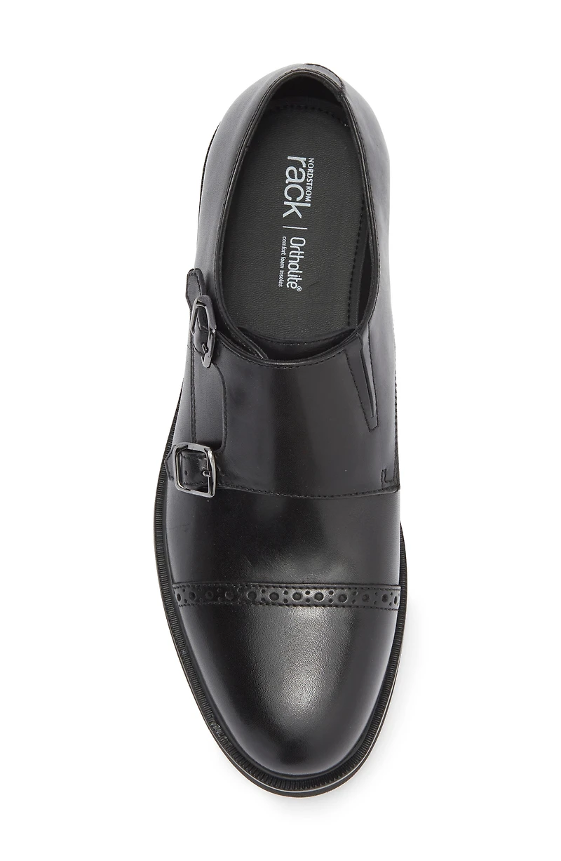 Ruben Cap Toe Double Monk Strap Shoe