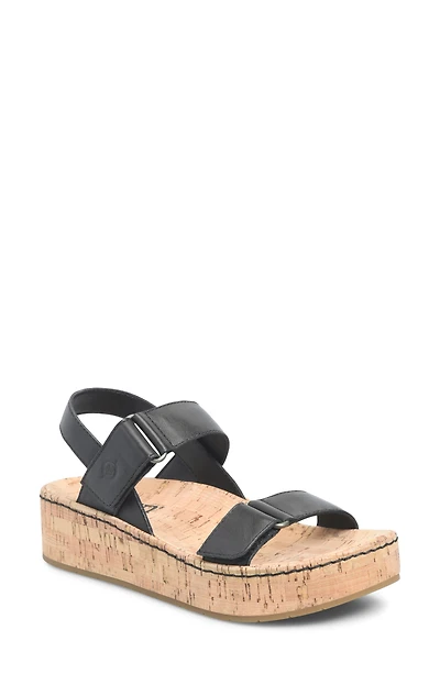 Sloan Quarter Strap Platform Sandal