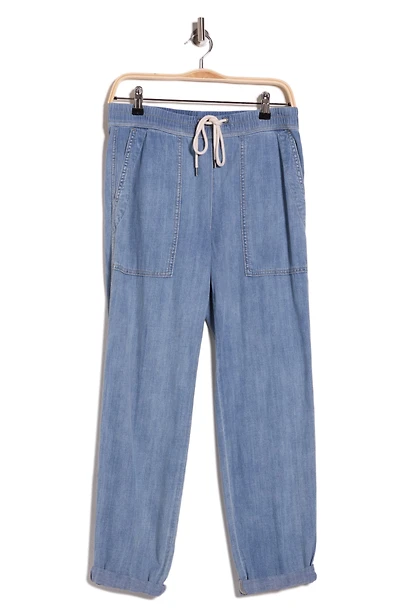 Cotton Chambray Denim Pants
