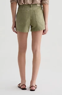 Analeigh Patch Pocket Denim Shorts