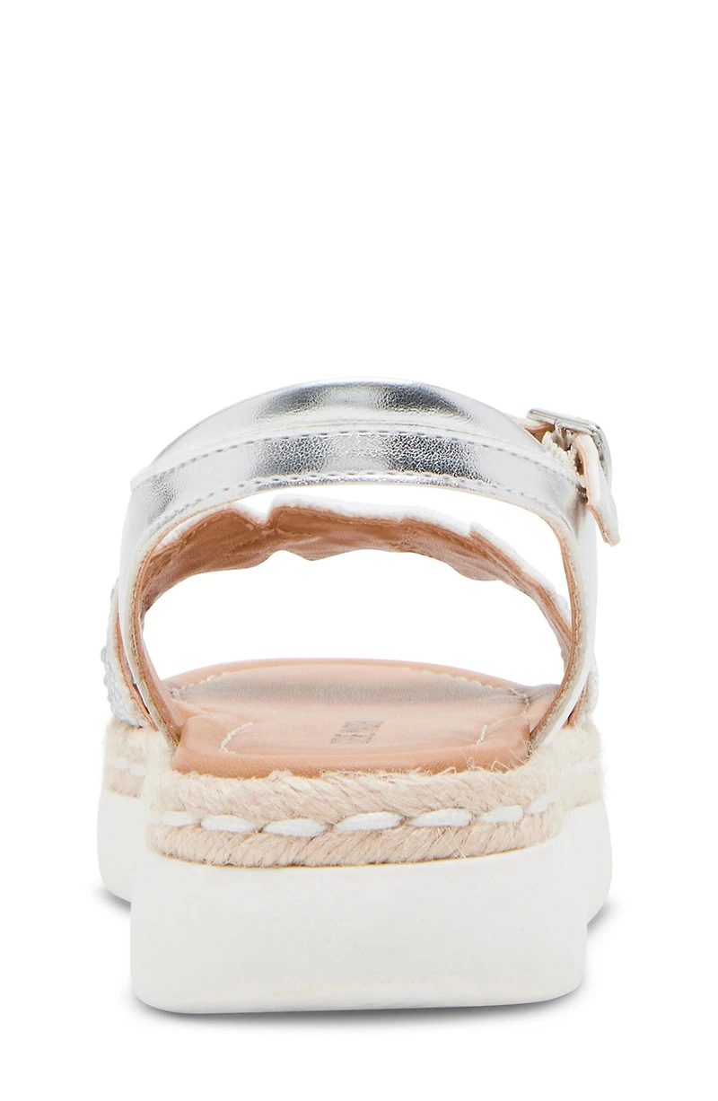 Kids' Jgems Ankle Strap Espadrille Platform Sandal