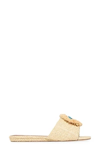 Eye Woven Slide Sandal