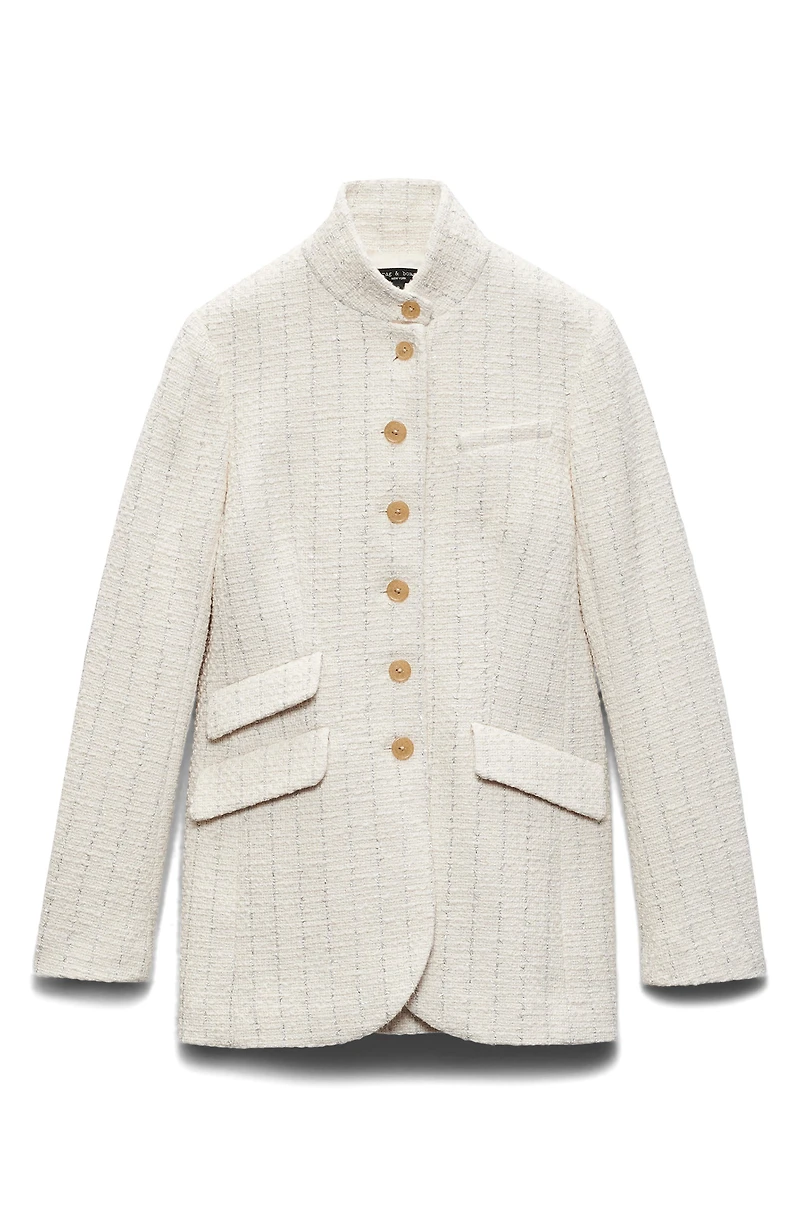 Slade Metallic Tweed Blazer