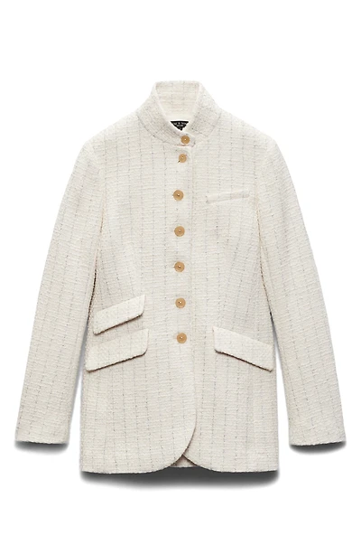 Slade Metallic Tweed Blazer