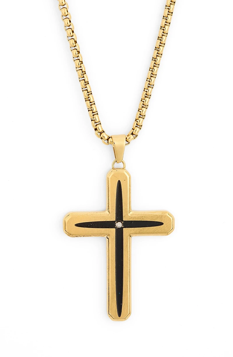 Men's Cross Pendant Necklace