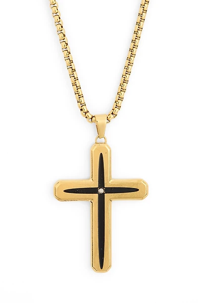 Men's Cross Pendant Necklace
