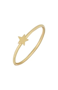 BLG 14K Gold Star Stacking Ring
