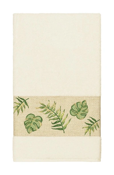 Zoe Embellished Bath Towel - Cream