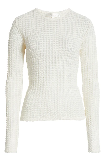 Textured Long Sleeve Knit Top