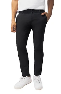 Hidden Zip Pocket Twill Trousers