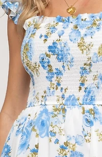 Floral Tiered Midi Dress