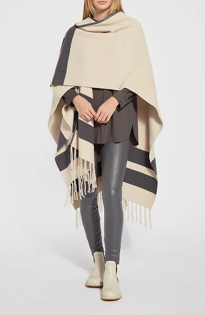 Stripe Knit Ruana