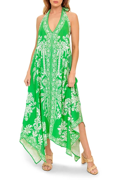 Floral Halter Maxi Dress