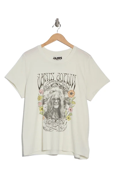 Janis Joplin Graphic Crop T-Shirt