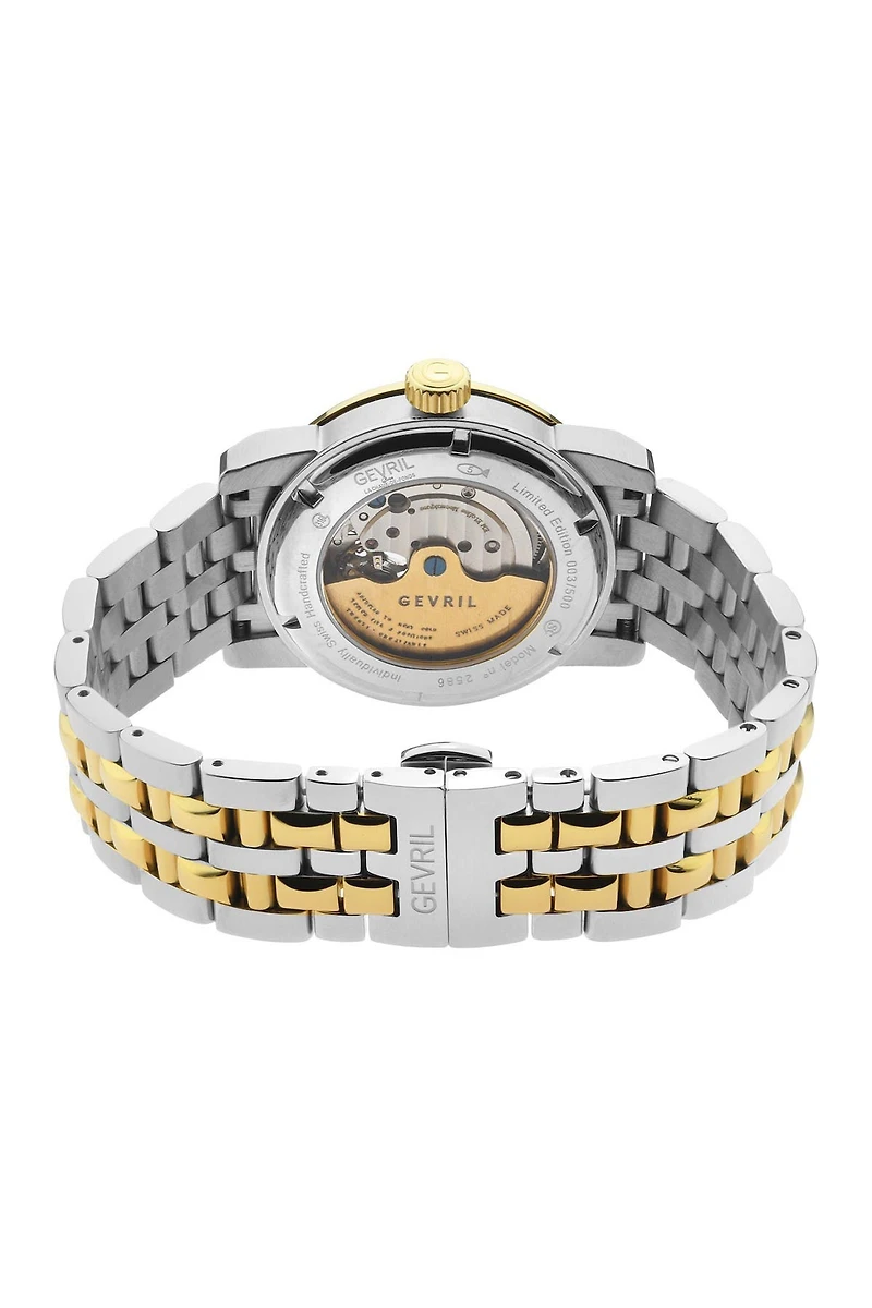 Men's Madison Two-Tone Bracelet Watch, 39mm