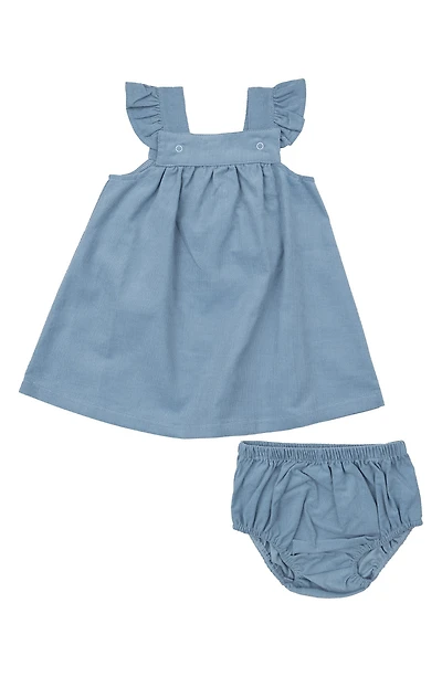 Corduroy Jumper Dress & Bloomers